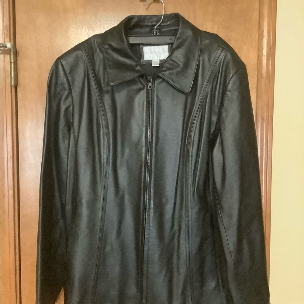 Women's Black Leather Jacket